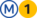 logo metro ligne 1